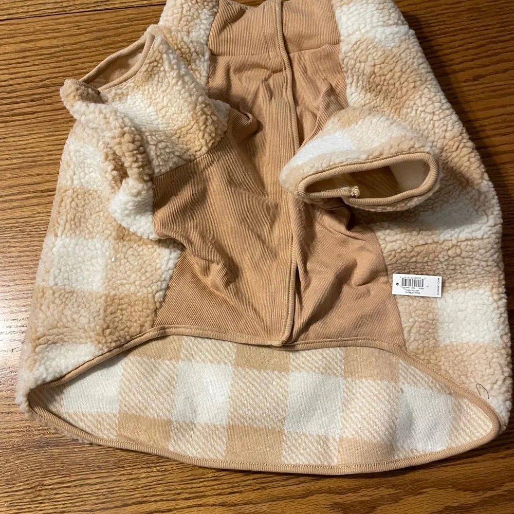 Dog outfit Sherpa coat